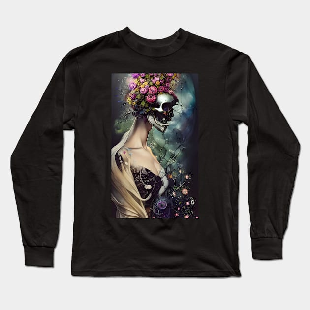 Flowers for the Never Dead Long Sleeve T-Shirt by LyndiiLoubie